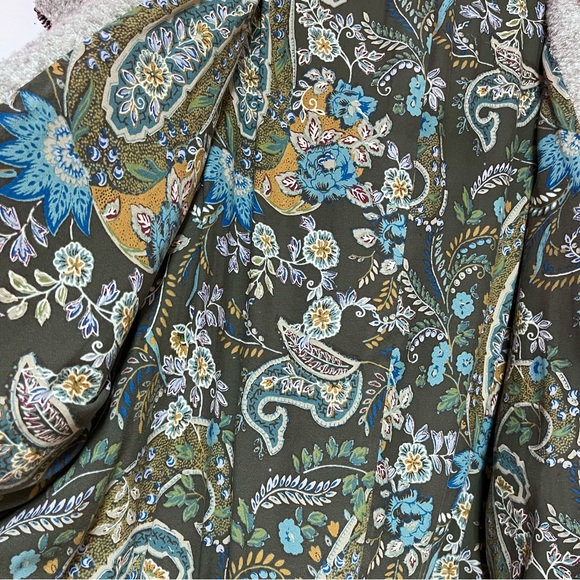 Free People Fluffy Dolman Jacket Faux Fur Varsity Hooded Oversized SZ XS/S Cozy - Picture 8 of 15